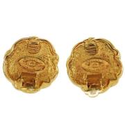 Pre-owned Yellow Gold earrings Chanel Vintage , Yellow , Dames