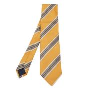 Pre-owned Silk home-office Burberry Vintage , Yellow , Heren