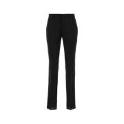 Zwarte wollen broek Moschino , Black , Heren