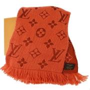 Pre-owned Wool scarves Louis Vuitton Vintage , Orange , Dames