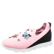 Pre-owned Fabric sneakers Dolce & Gabbana Pre-owned , Pink , Dames
