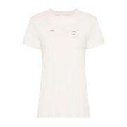 Witte T-shirts en Polos Pinko , White , Dames
