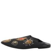 Pre-owned Fabric mules Dolce & Gabbana Pre-owned , Black , Dames