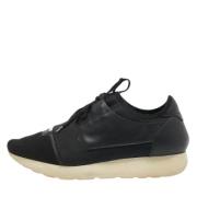 Pre-owned Leather sneakers Balenciaga Vintage , Black , Dames