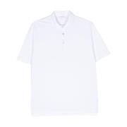 Witte Katoenen T-shirts en Polos Boglioli , White , Heren