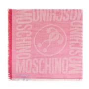 Sjaal met monogram Moschino , Pink , Unisex
