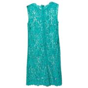 Pre-owned Cotton dresses Dolce & Gabbana Pre-owned , Blue , Dames
