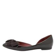 Pre-owned Leather flats Bottega Veneta Vintage , Brown , Dames