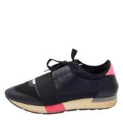 Pre-owned Leather sneakers Balenciaga Vintage , Black , Dames