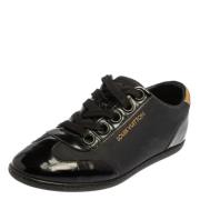 Pre-owned Nylon sneakers Louis Vuitton Vintage , Black , Dames