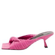 Pre-owned Leather sandals Versace Pre-owned , Pink , Dames