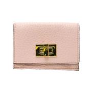 Pre-owned Leather wallets Fendi Vintage , Pink , Dames