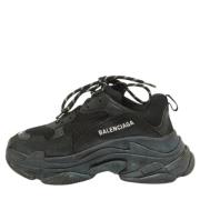 Pre-owned Mesh sneakers Balenciaga Vintage , Black , Dames