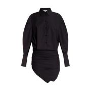 Hatty mini jurk The Attico , Black , Dames