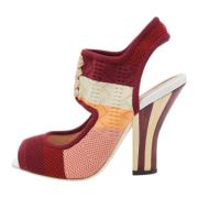 Pre-owned Knit sandals Fendi Vintage , Red , Dames