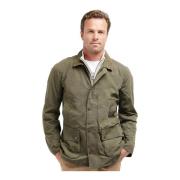 Oliven Ashby Casual Jas Barbour , Green , Heren