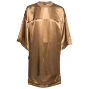 Pre-owned Silk tops Givenchy Pre-owned , Brown , Dames