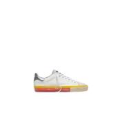 Witte Leren Sneaker met Starless Logo Hidnander , White , Heren