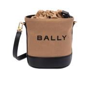Spiro Eco Mini Bucket Tas Bally , Brown , Dames