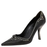 Pre-owned Leather heels Prada Vintage , Brown , Dames