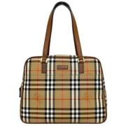 Pre-owned Fabric totes Burberry Vintage , Brown , Dames