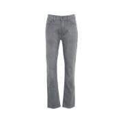 Slim Fit Jeans met Logo Details 7 For All Mankind , Gray , Heren