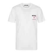 Fantasie T-Shirt Moschino , White , Heren