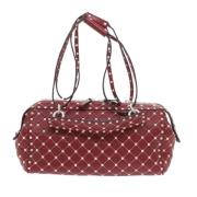 Pre-owned Leather handbags Valentino Vintage , Red , Dames