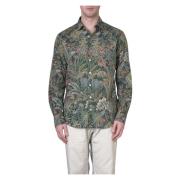 Adelphi Voyage Shirt MC2 Saint Barth , Green , Heren