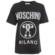 Pre-owned Cotton tops Moschino Pre-Owned , Black , Dames