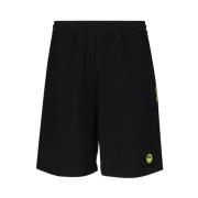 Zwarte Katoenen Shorts met Smile Logo Barrow , Black , Heren