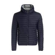 Blauwe Urban Gewatteerde Jas met Capuchon Colmar , Blue , Heren