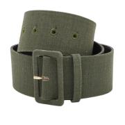 Pre-owned Canvas belts Stella McCartney Pre-owned , Green , Dames