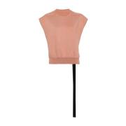 Mouwloze Sweatshirt Rick Owens , Pink , Dames