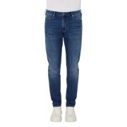 Denim Jeans met 5 Zakken Emporio Armani , Blue , Heren