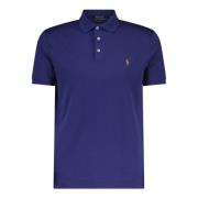Klassiek Polo Shirt Polo Ralph Lauren , Blue , Heren