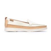 Comfortabele damesloafer - Off White Pikolinos , White , Dames