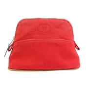 Pre-owned Cotton handbags Hermès Vintage , Red , Dames