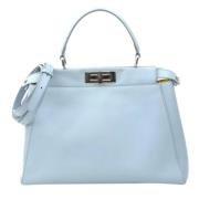 Pre-owned Leather fendi-bags Fendi Vintage , Blue , Dames