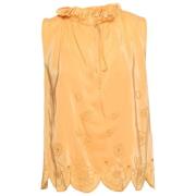 Pre-owned Fabric tops Chloé Pre-owned , Yellow , Dames