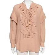 Pre-owned Cotton tops Chloé Pre-owned , Beige , Dames