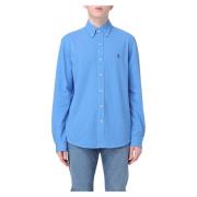 Ultra-Lichte Piqué Overhemd Polo Ralph Lauren , Blue , Heren