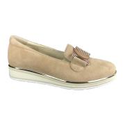 Mocassin Schoenen Softwaves , Beige , Dames