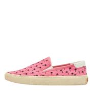 Pre-owned Canvas sneakers Yves Saint Laurent Vintage , Pink , Dames