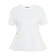 Witte T-Shirts Polos voor Dames Herno , White , Dames