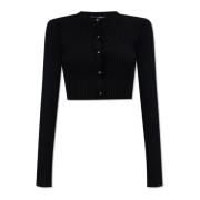 Geribbelde cardigan Dolce & Gabbana , Black , Dames