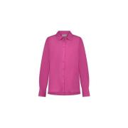 Blouse met Klieke Kraag en Lange Mouwen Fabienne Chapot , Pink , Dames