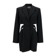 Zwarte jurken - LA Robe Bari Jacquemus , Black , Dames