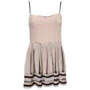 Pre-owned Polyester dresses Valentino Vintage , Pink , Dames