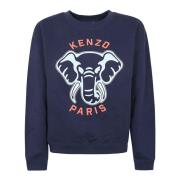 Olifant Regular Sweatshirt Kenzo , Blue , Dames
